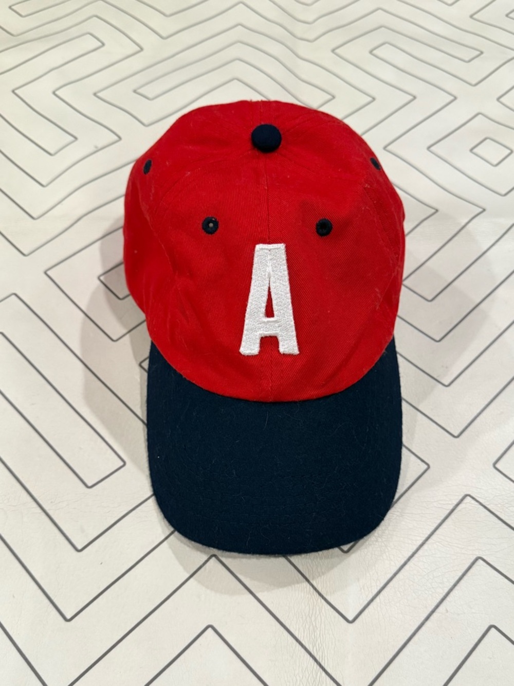 Rey to Z Red and Blue 'A' Hat
